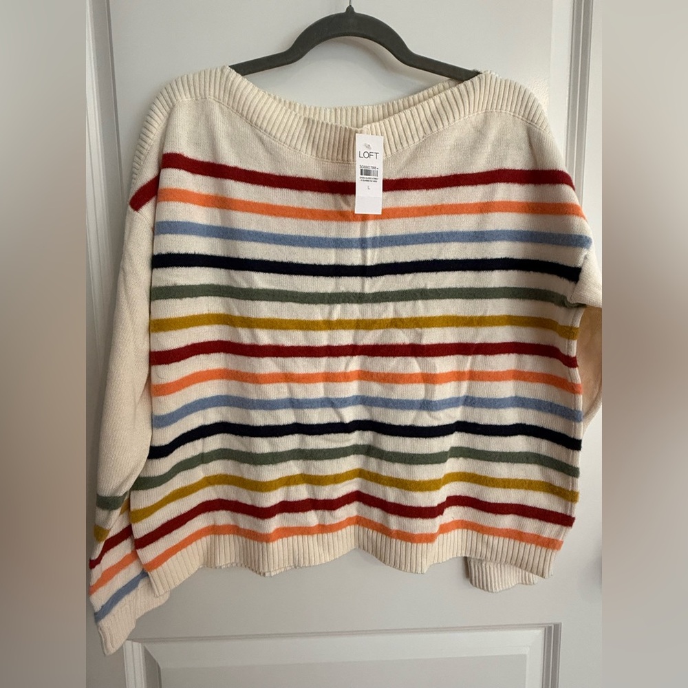 Loft light weight stipe sweater